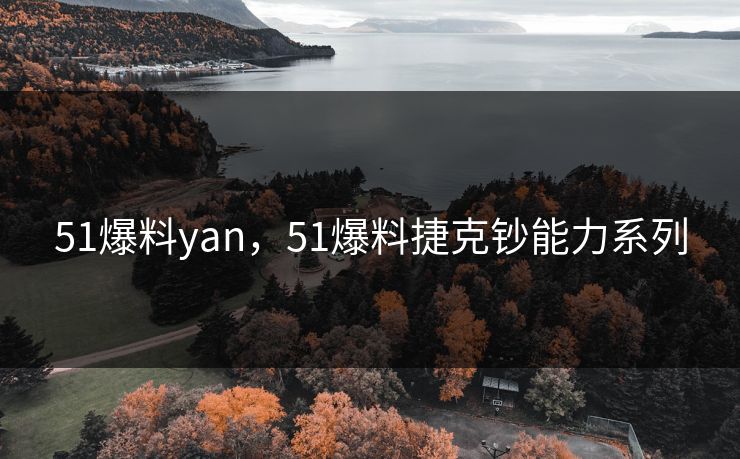 51爆料yan，51爆料捷克钞能力系列