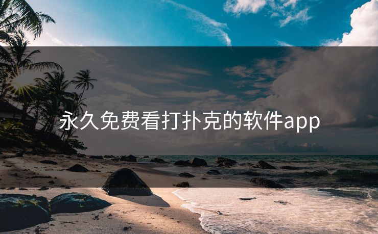 永久免费看打扑克的软件app
